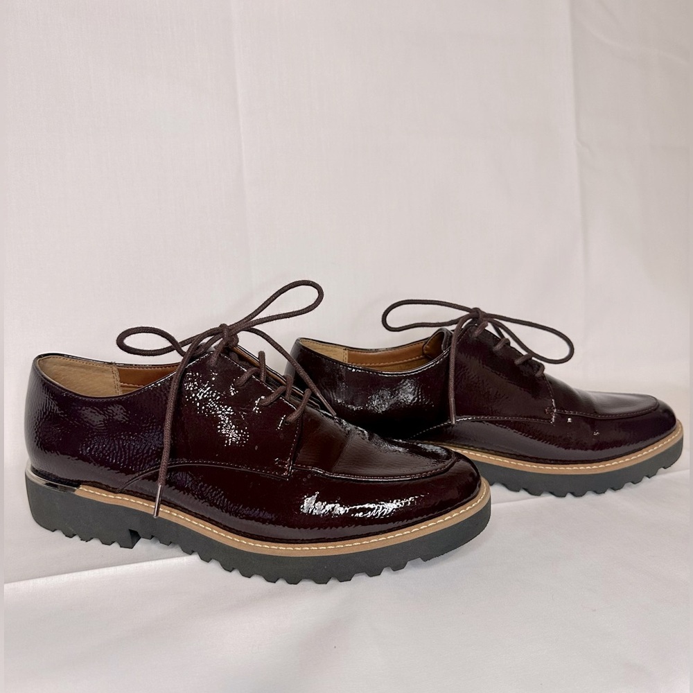 Franco Sarto Oxford Shoes Burgundy Size 8